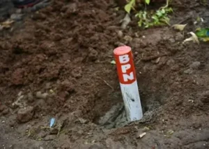 Ilustrasi Patok Tanah BPN