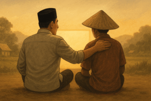 Ilustrasi Pemimpin yang Membumi