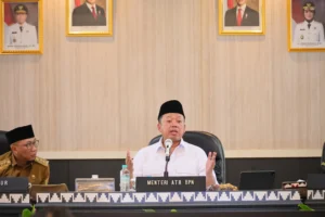 Menteri Nusron Rakor di Lampung