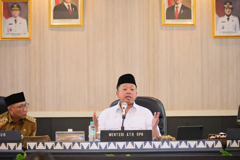 Menteri Nusron Rakor di Lampung